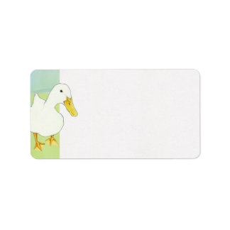 Duck Kiss Address Label Adressaufkleber