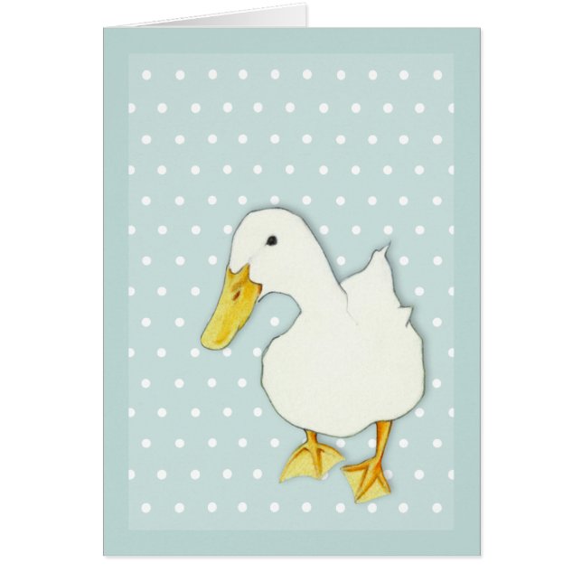 Duck Kiss dots Card (Vorne)