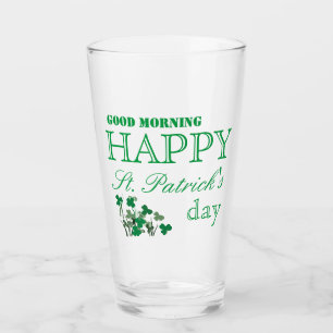 Duck Kleeblatt Happy Go Lucky St Patrick's Day Glas