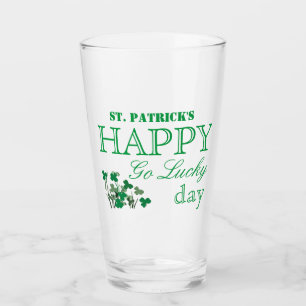 Duck Kleeblatt Happy Go Lucky St Patrick's Day Glas
