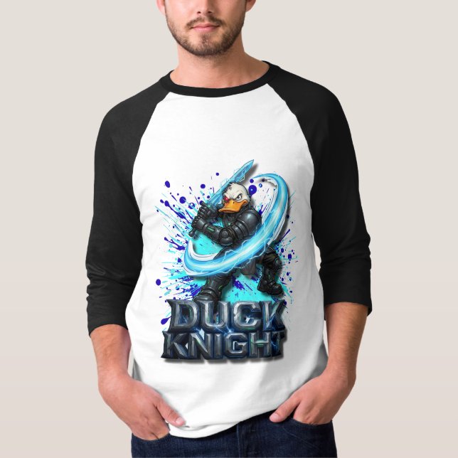 Duck Knight 3D Cyber Duck Warrior T-Shirt (Vorderseite)