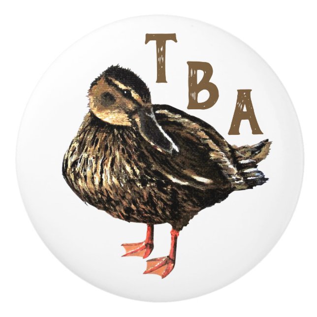 Duck Knob Keramikknauf (Vorderseite)