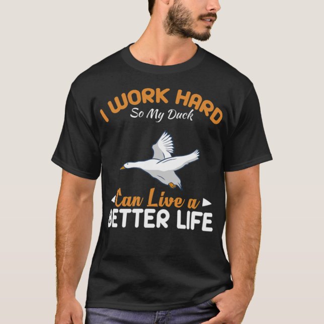 Duck labrador Print Beagle T-Shirt (Vorderseite)