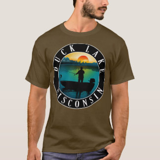 Duck Lake Wisconsin Fischerei T-Shirt