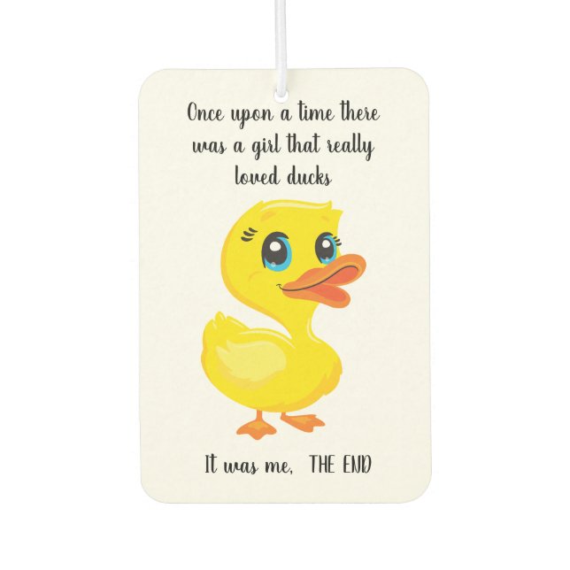 Duck Lover Autolufterfrischer (Vorderseite)