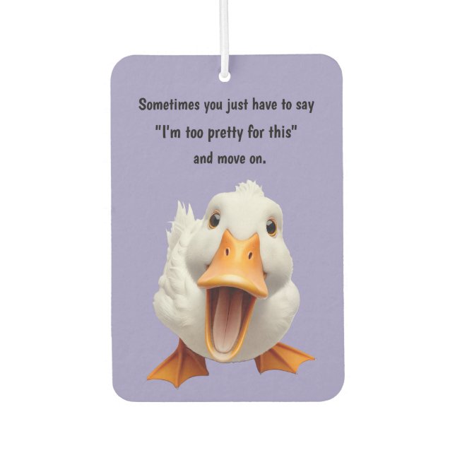 Duck Lover Autolufterfrischer (Vorderseite)