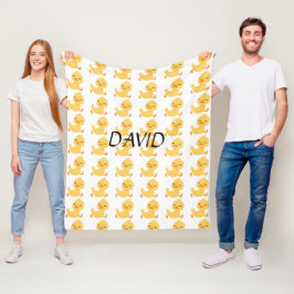 Duck Lovers Fleece Blanket