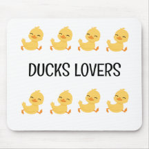 Duck Lovers Mouse Pad
