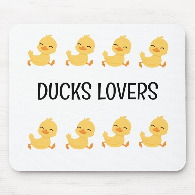 Duck Lovers Mouse Pad Mousepad (Vorne)