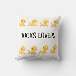 Duck Lovers Throw Kissen