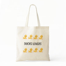 Duck Lovers Tote Bag