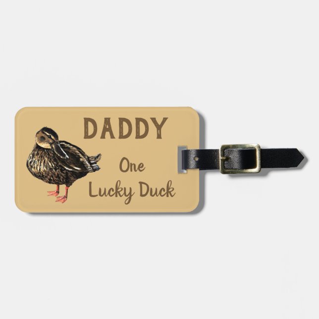 Duck Luggage Tag Gepäckanhänger (Vorderseite horizontal)