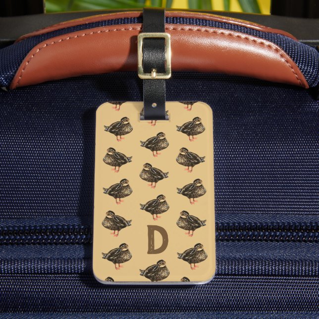 Duck Luggage Tag Gepäckanhänger (Vorderseite Insitu 2)