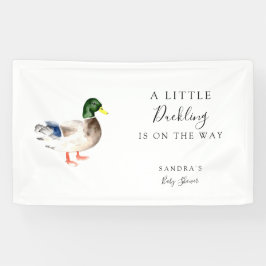 Duck Mallard Baby Dusche Custom Willkommen Banner