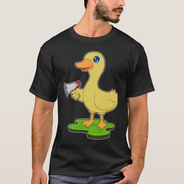 Duck Megaphone T-Shirt (Vorderseite)