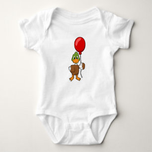 Duck mit Balloon Baby Strampler