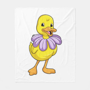 Duck mit Daisy Fleecedecke