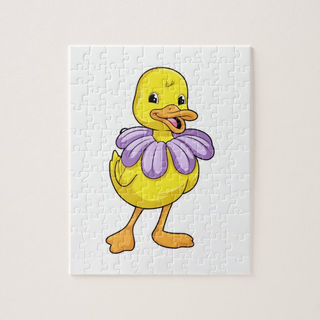 Duck mit Daisy Puzzle (Vertikal)
