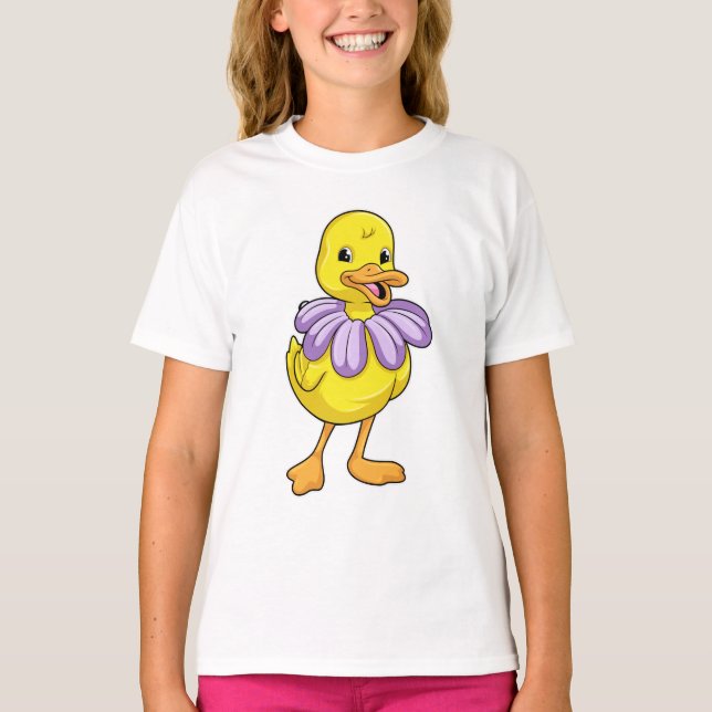 Duck mit Daisy T-Shirt (Vorderseite)