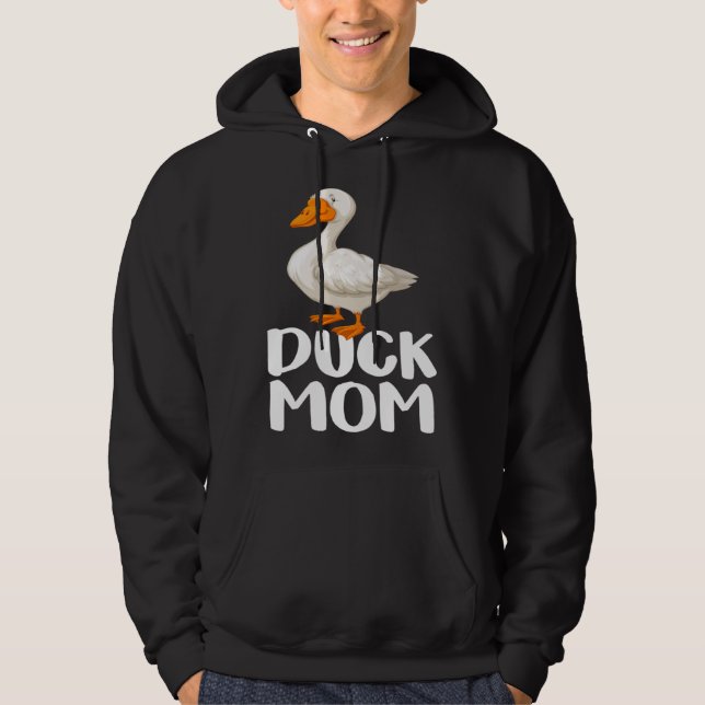 Duck Mom Rubber Duck  Duck  Animal Hoodie (Vorderseite)