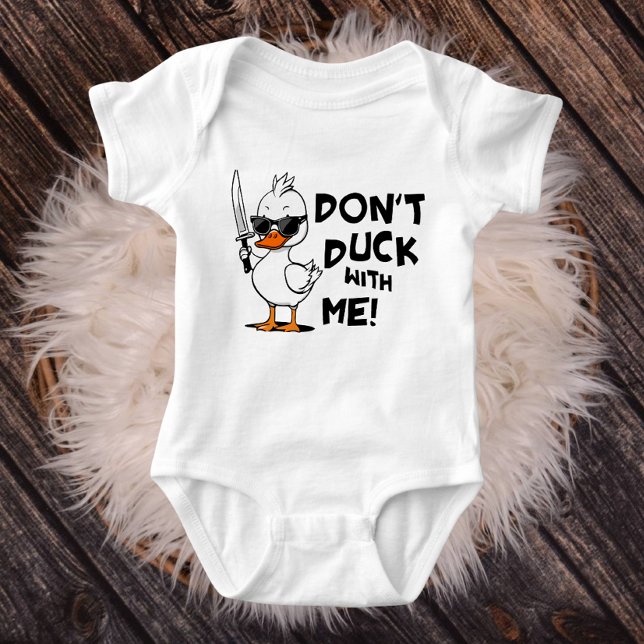 Duck nicht mit meinem Baby-Bodysuit Baby Strampler (Von Creator hochgeladen)