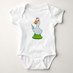 Duck Nurse Baby Strampler