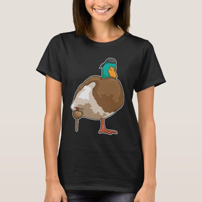 Duck Pirate Wooden T-Shirt (Vorderseite)