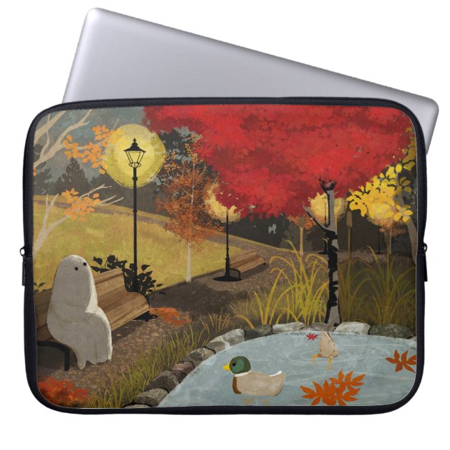 Duck Pond - Autumn Laptopschutzhülle (Vorderseite)