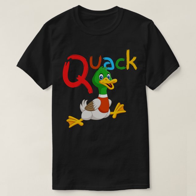 Duck Quacking T-Shirt (Design vorne)