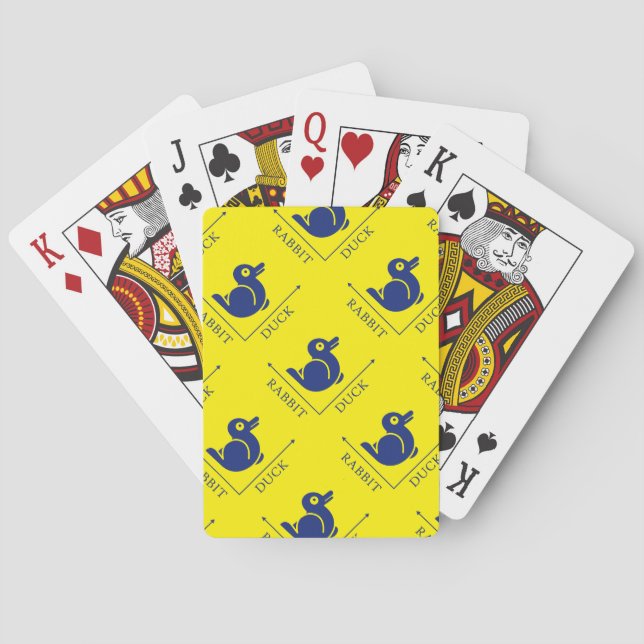 Duck Rabbit Illusion Spielkarten (Rückseite)