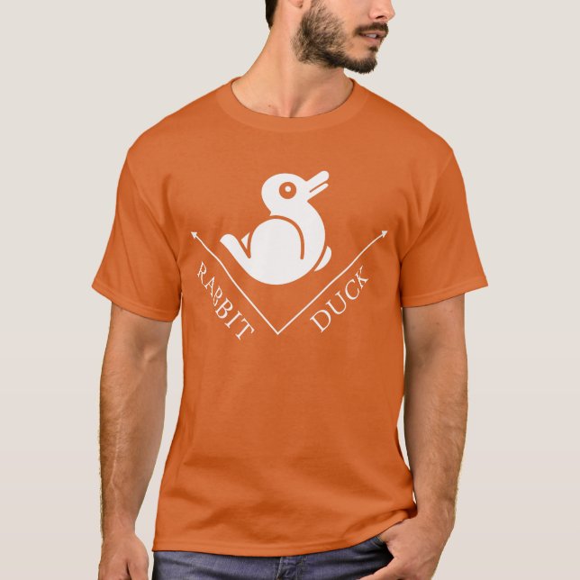 Duck Rabbit Illusion T-Shirt (Vorderseite)