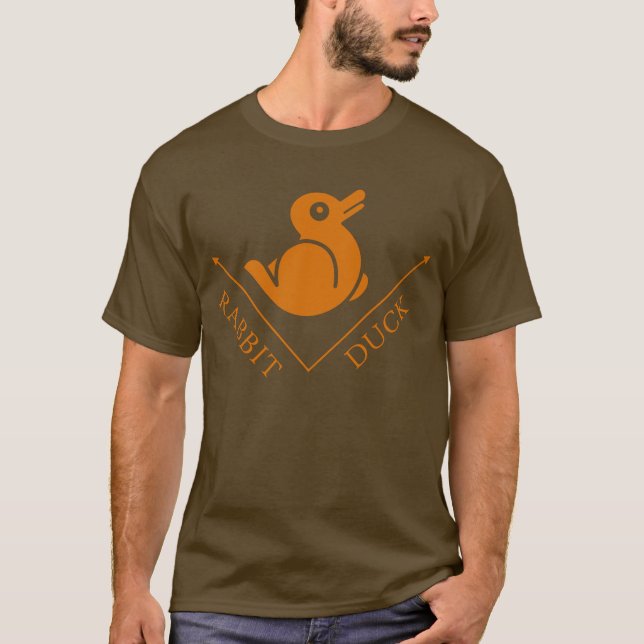 Duck Rabbit Illusion T-Shirt (Vorderseite)