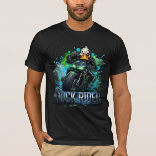 Duck Rider 3D Cyber-Enten-Motorrad-T-Shirt T-Shirt