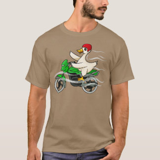 Duck Riding Motorrad T-Shirt