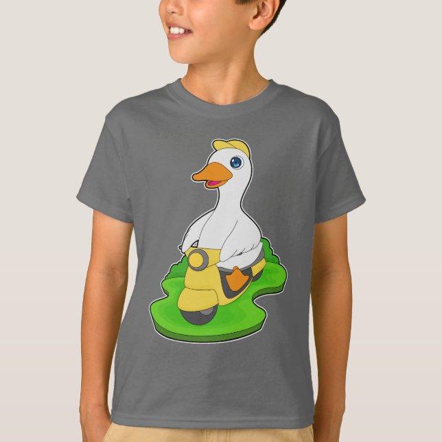 Duck Scooter T-Shirt (Vorderseite)