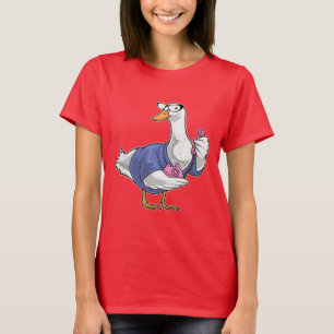 Duck Secretary Phone T-Shirt
