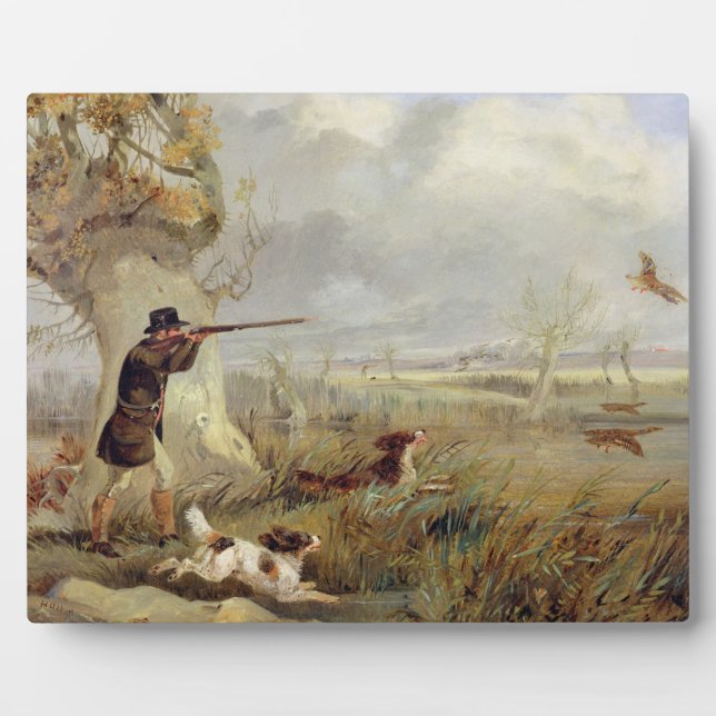 Duck Shooting (Öl auf Leinwand) Fotoplatte (Vorderseite)