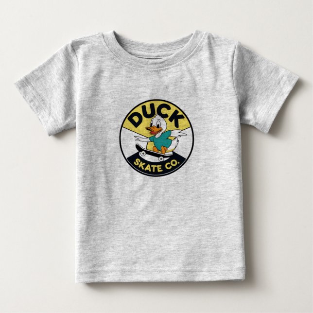 Duck Skate Co. Cool Cartoon Skater T - Shirt (Vorderseite)