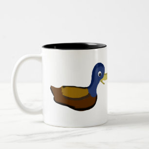 Duck Smile Zweifarbige Tasse