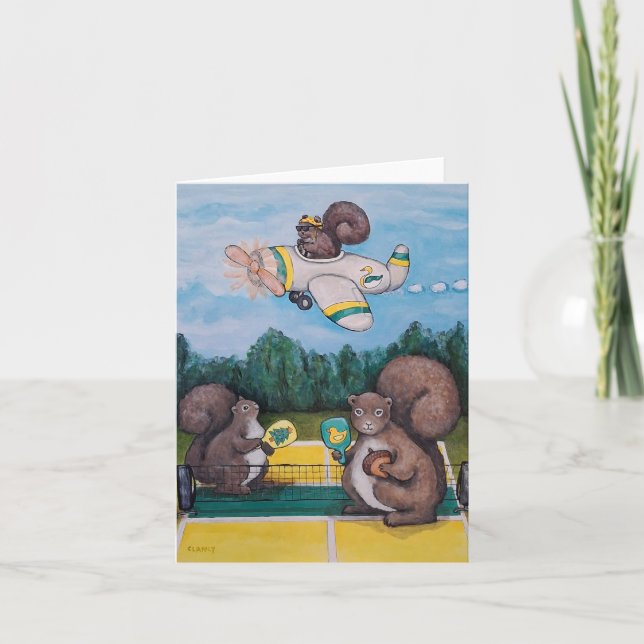 Duck Squirrels-Karte Karte (Vorderseite)