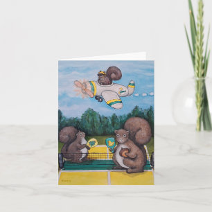 Duck Squirrels-Karte Karte