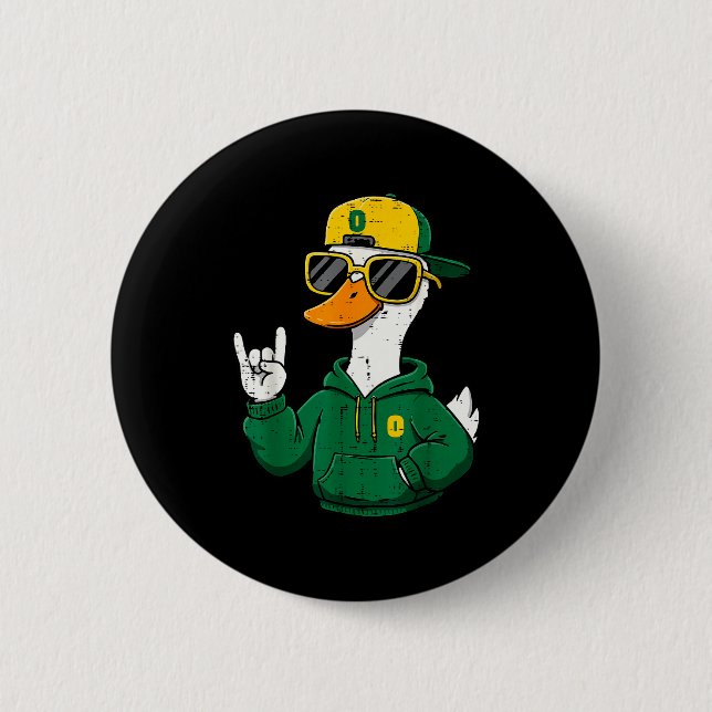 Duck Sungles Boys Girls Youth Teen Kids Men Women  Button (Vorderseite)