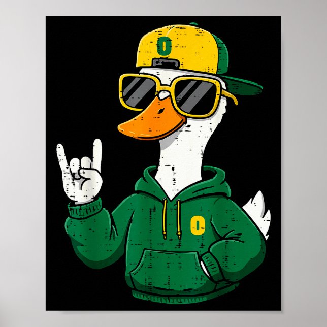 Duck Sungles Boys Girls Youth Teen Kids Men Women  Poster (Vorne)