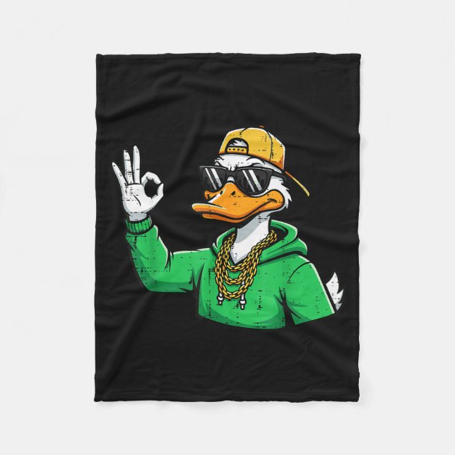 Duck Sungles Men Kids Boys Girls Youth Teen Women  Fleecedecke (Vorderseite)