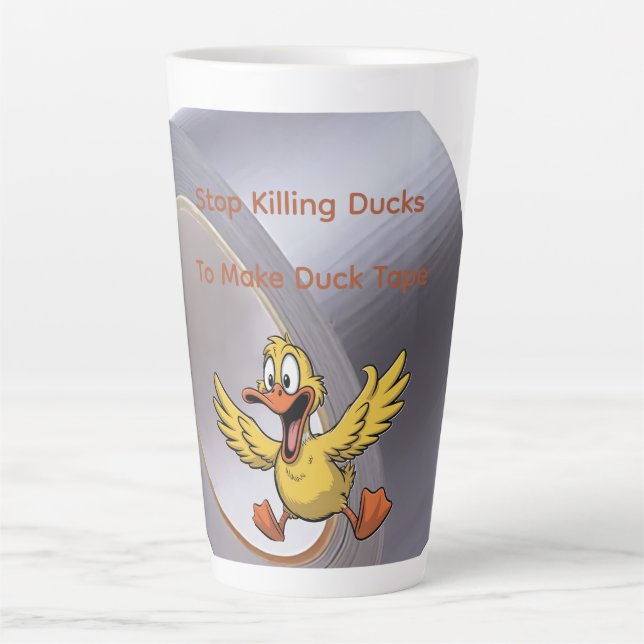 duck tape sarcasm milchtasse (Vorderseite)