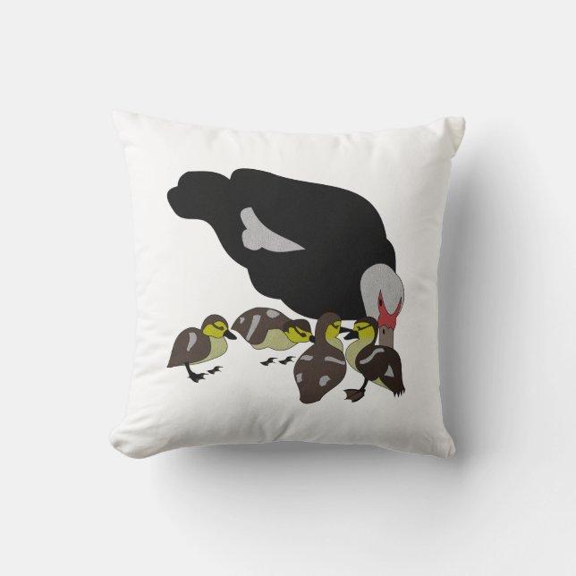 Duck und Duckling Kissen (Vorderseite)