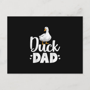 Duck Vater Funny Water Ducklings Bauer Geschenke Feiertagspostkarte