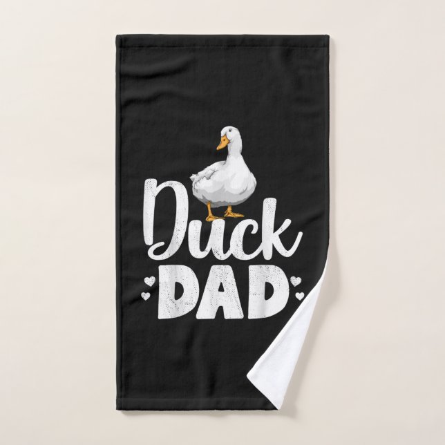 Duck Vater Funny Water Ducklings Bauer Geschenke Handtuch (Handtuch)