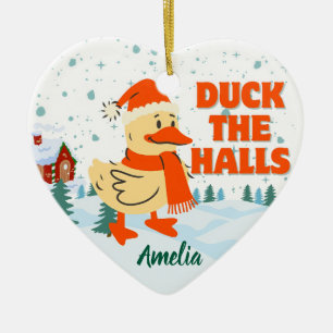 Duck-Weihnachten Keramik Ornament