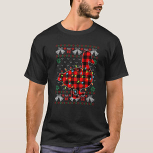 Duck Xmas Lights Ugi Weihnachtssüßer T-Shirt